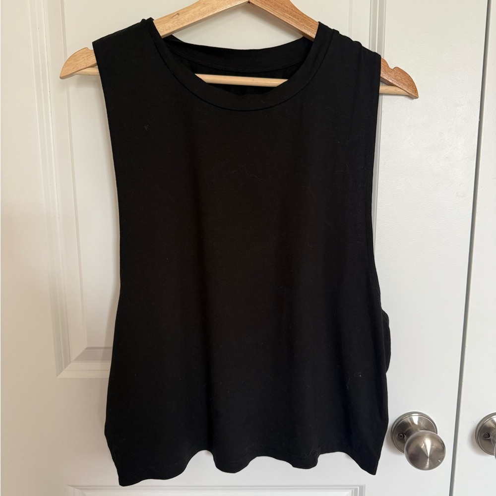 Everyday Yoga Black Sleeveless Tank Top Sz M